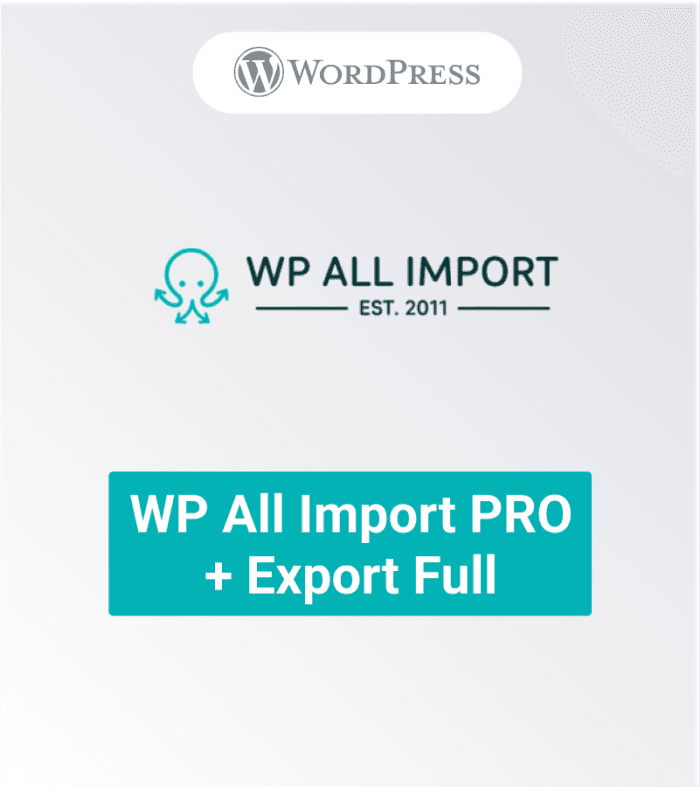 WP All Import ve Export Full