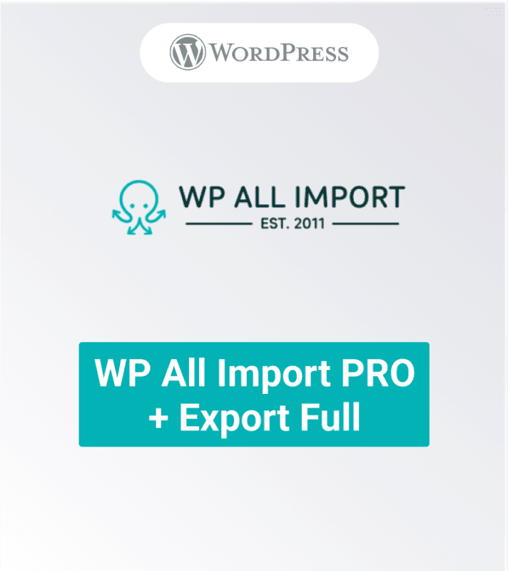 WP All Import ve Export Full