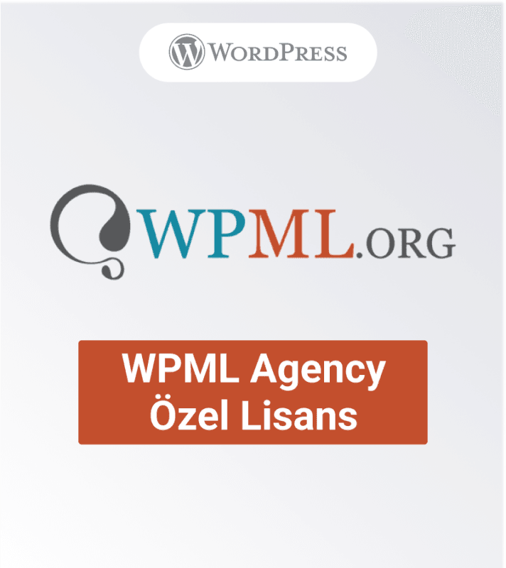 wpml agency özel lisans